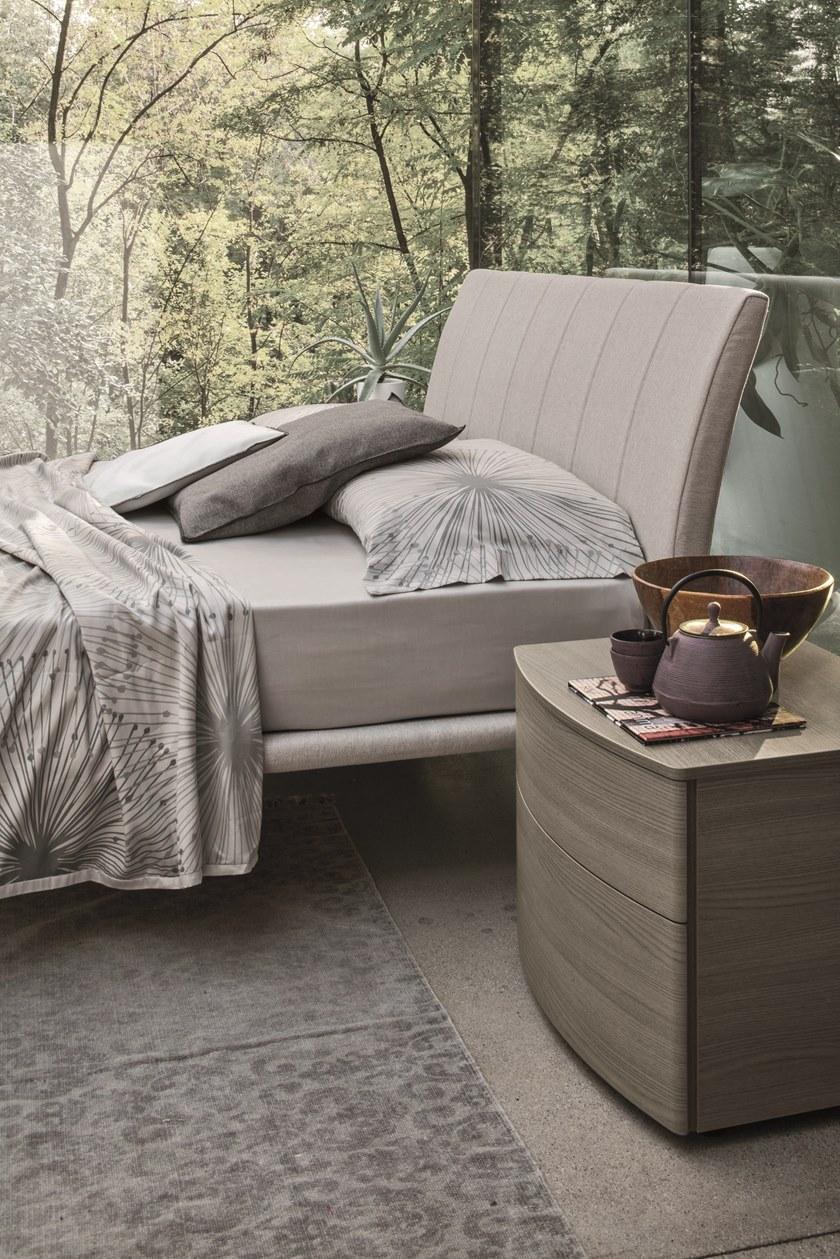 Gruppo Tomasella Двуспальная кровать с обивкой из ткани sun-id-1483775 - Вид №2