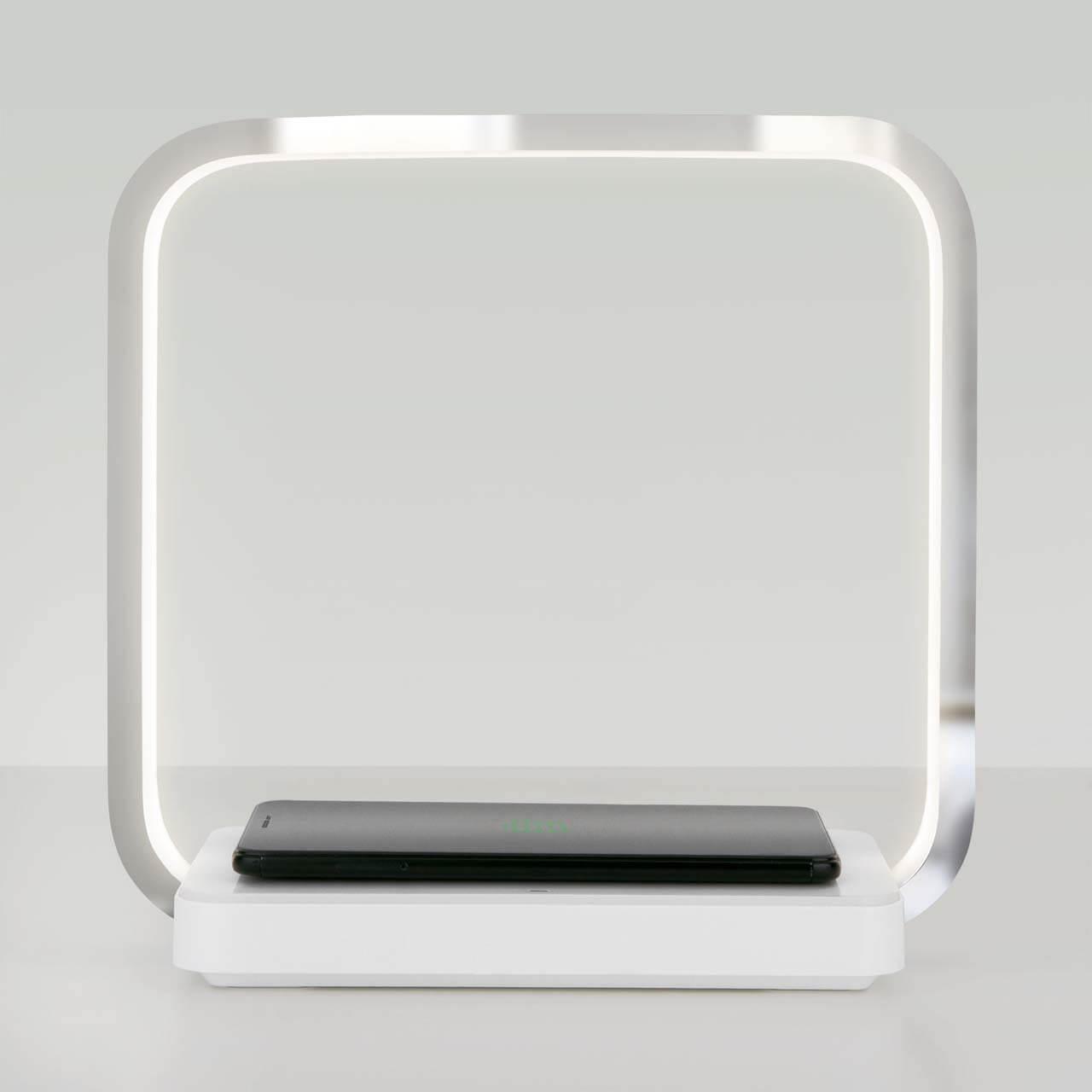 Лампа настольная цвета хром Eurosvet Frame 80502/1 EUROSVET FRAME 00-3907670 Хром - Вид №3