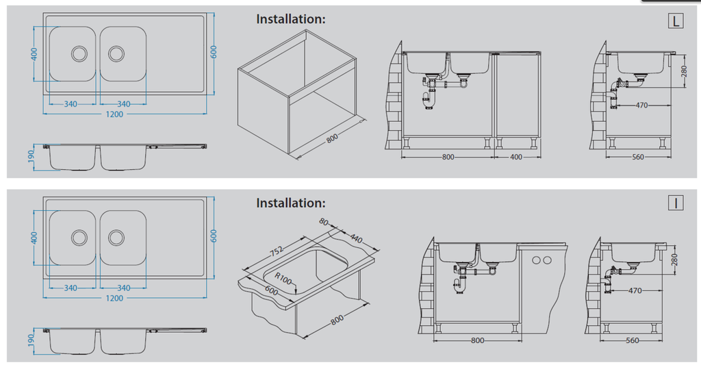 Мойка Alveus Classic pro 100 1130474 - Вид №6