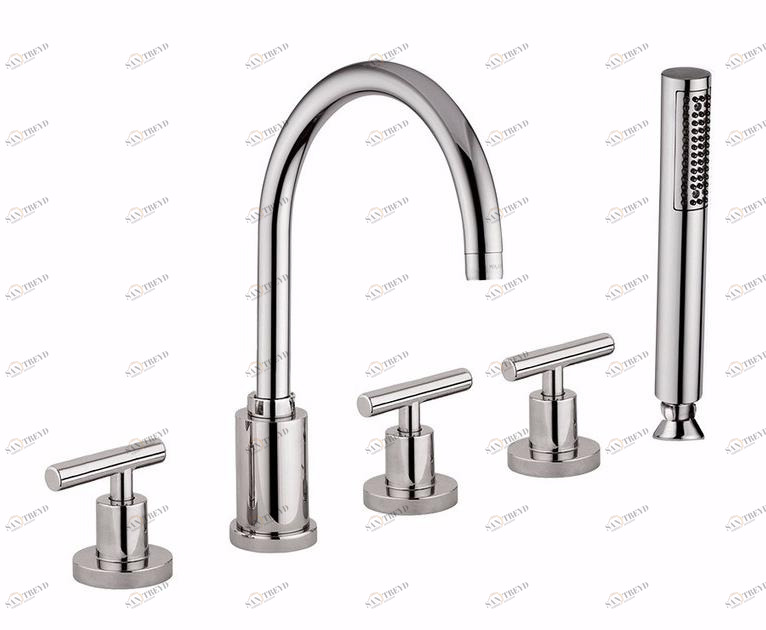 Rubinetteria Giulini Комплект для ванны на 5 отверстий с ручным душем G4 F7760