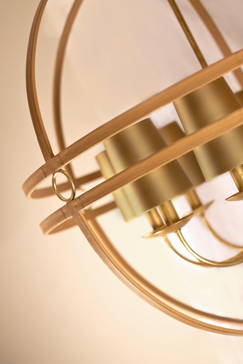 Abrissi Подвесной светильник из кожи Mondo sun-id-1484107 - Вид №6