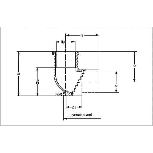 144721412 SANHA 4472G настенная водорозетка, с 2 точками крепежа, бронза 14x1/2 мм  - Вид №1
