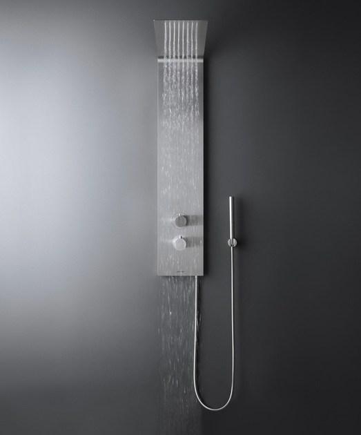 Antonio Lupi Design Настенная душевая стойка из нержавеющей стали с душевой лейкой Antoniolupi sun-id-1390480 - Вид №1