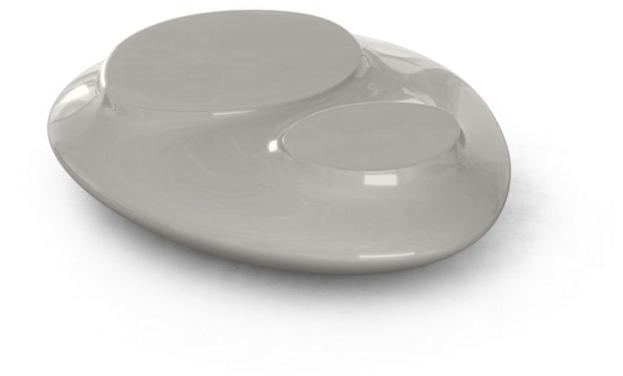 Roche Bobois Журнальный столик из полиэфирной смолы и стекловолокна sun-id-1497788 - Вид №2