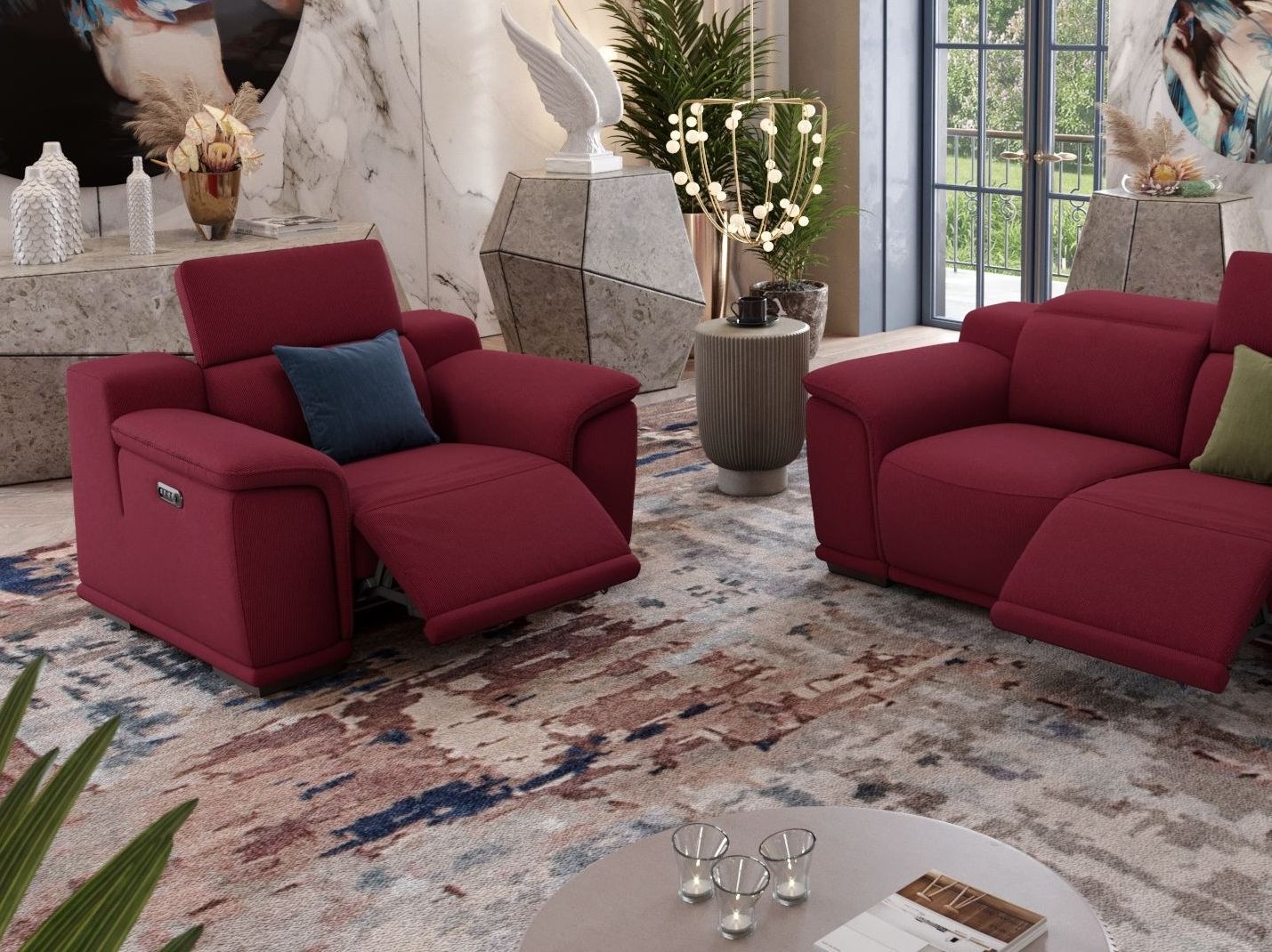 Тканевое кресло с подлокотниками Sofanella Montefino ARCH-00145411 - Вид №2