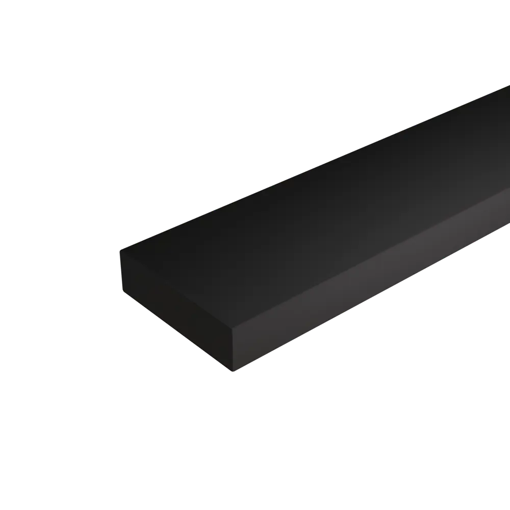 Карниз для кухонного шкафа Ньюпорт Delinia ID 220x7 см МДФ цвет черный Ньюпорт Черный STLM-2028164