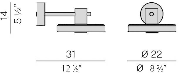 PANZERI Бра для наружного освещения из алюминия и стекла Venexia sun-id-1511615 - Вид №3