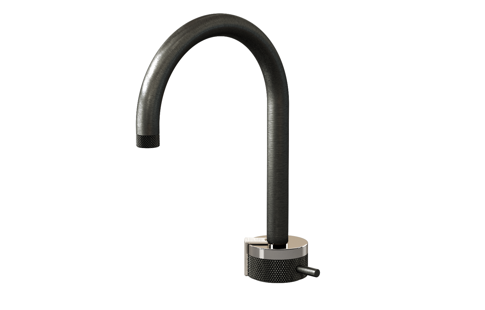 E-11502-R1PN-L2BNi-BOX Однорычажный прогрессивный смеситель для раковины - излив 16см GRAFF MOD+