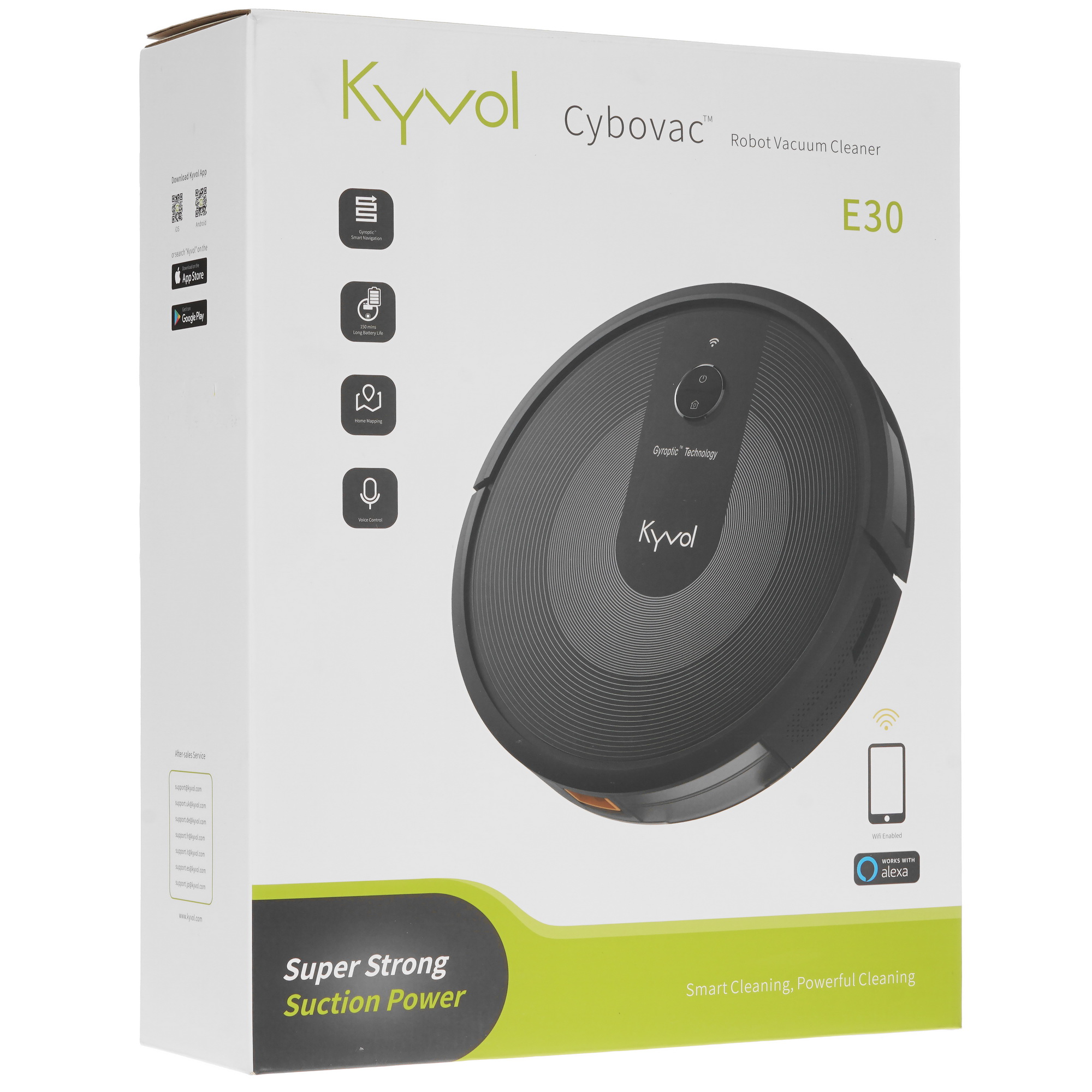 5309230 Робот-пылесос Kyvol E30 черный STDN-0118672 - Вид №11