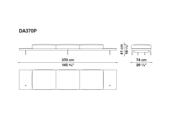 3-местный тканевый диван B&B Italia док ARCH-00033457 - Вид №183
