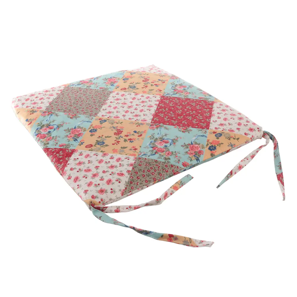 Галета «Пэчворк» на молнии 40х40 см цвет красный Santreyd STLM-2045005 - Вид №1