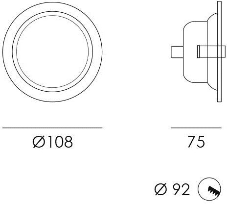 NEXO LUCE Встраиваемый светодиодный уличный потолочный светильник Inlux recessed 5201 - Вид №1