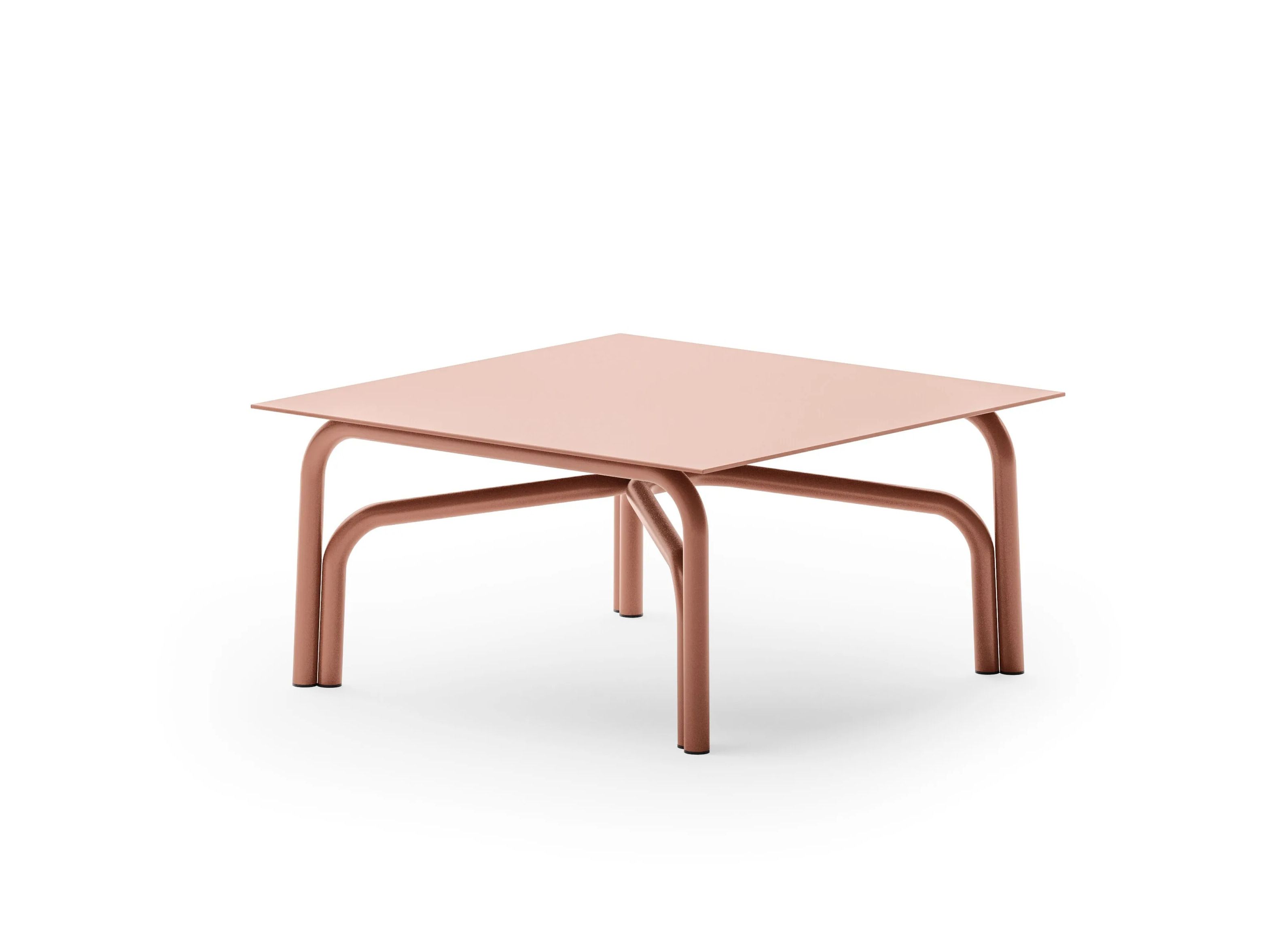 Алюминиевый низкий квадратный садовый стол Unopiù Salò ARCH-00058300