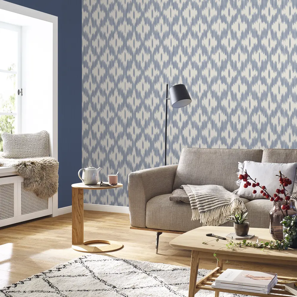 Обои флизелиновые Rasch Barbara Home Collection синие 0.53 м 527728 STLM-2149507 - Вид №3