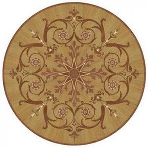 Художественный паркет Da Vinci Розетка 26-138 Дуб Селект (Гладкая) х1000диаметр мм.