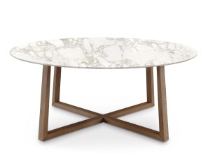 Круглый мраморный стол