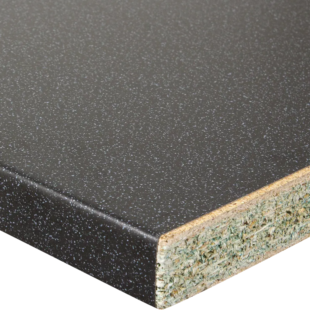 Столешница Блэк 300x3.8x60 см ЛДСП цвет чёрный Santreyd STLM-2061007 - Вид №2