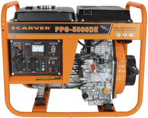 Электрогенератор  дизельный  Carver PPG-5000DE 9100331