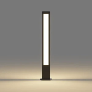Столб уличный светодиодный Apeyron 80 см теплый белый свет цвет черный