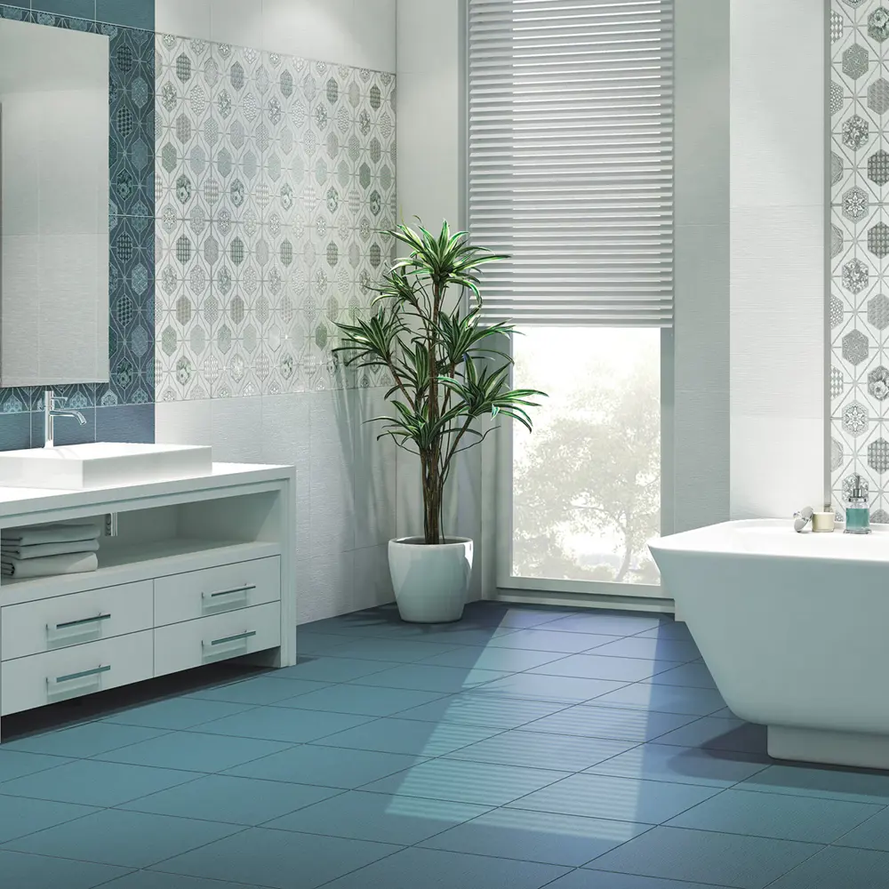 Плитка напольная Azori Devore 42x42 см 1.23 м² цвет индиго STLM-2153280