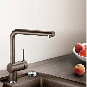 Кухонный смеситель кофейного цвета  Linus Blanco 516707