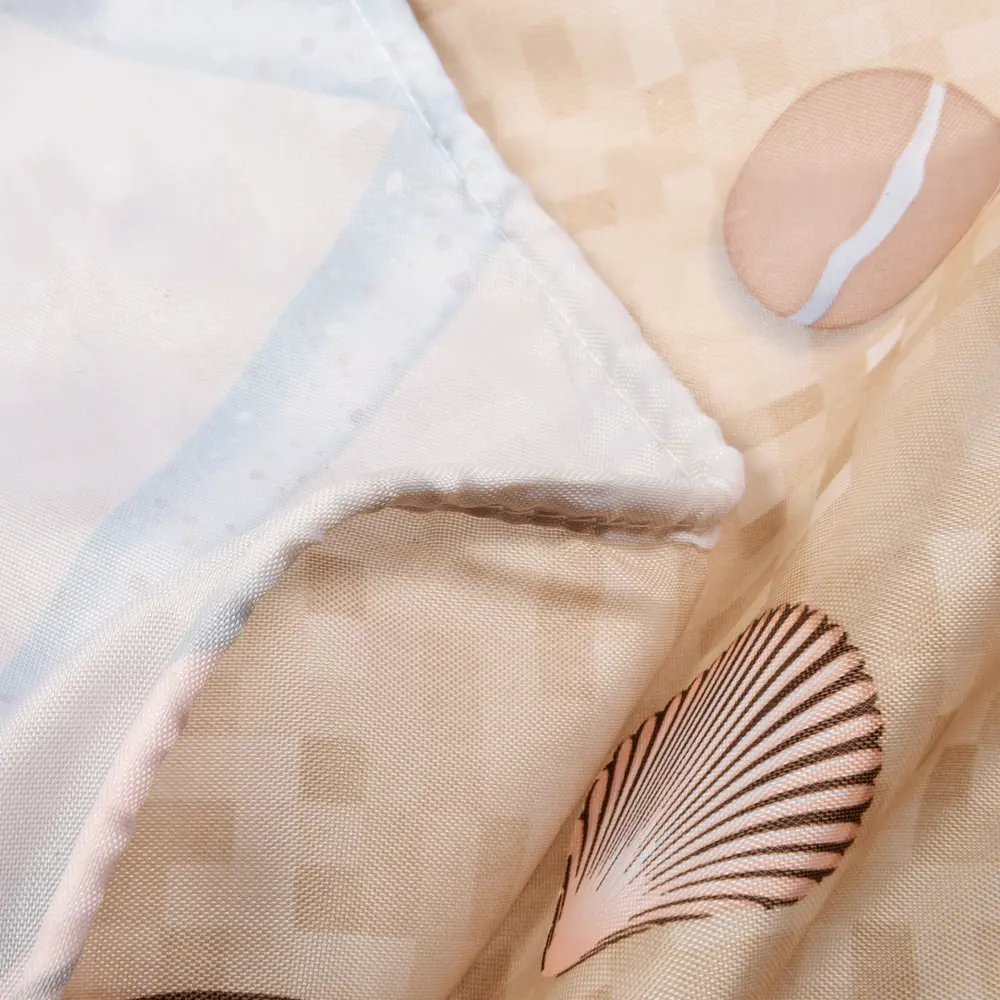 Штора для ванной комнаты «Seabed Sight» 180x180 см цвет бежевый BATH PLUS Без серии STLM-2093306 - Вид №3