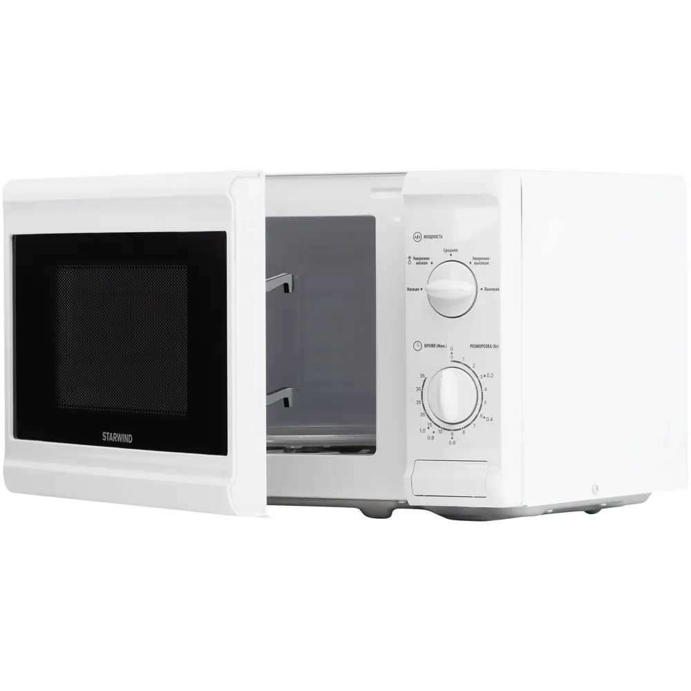 Микроволновая печь Starwind SWM5920 20 л 44x25.9x32.8 см механическое цвет белый Santreyd STLM-2013293 - Вид №1