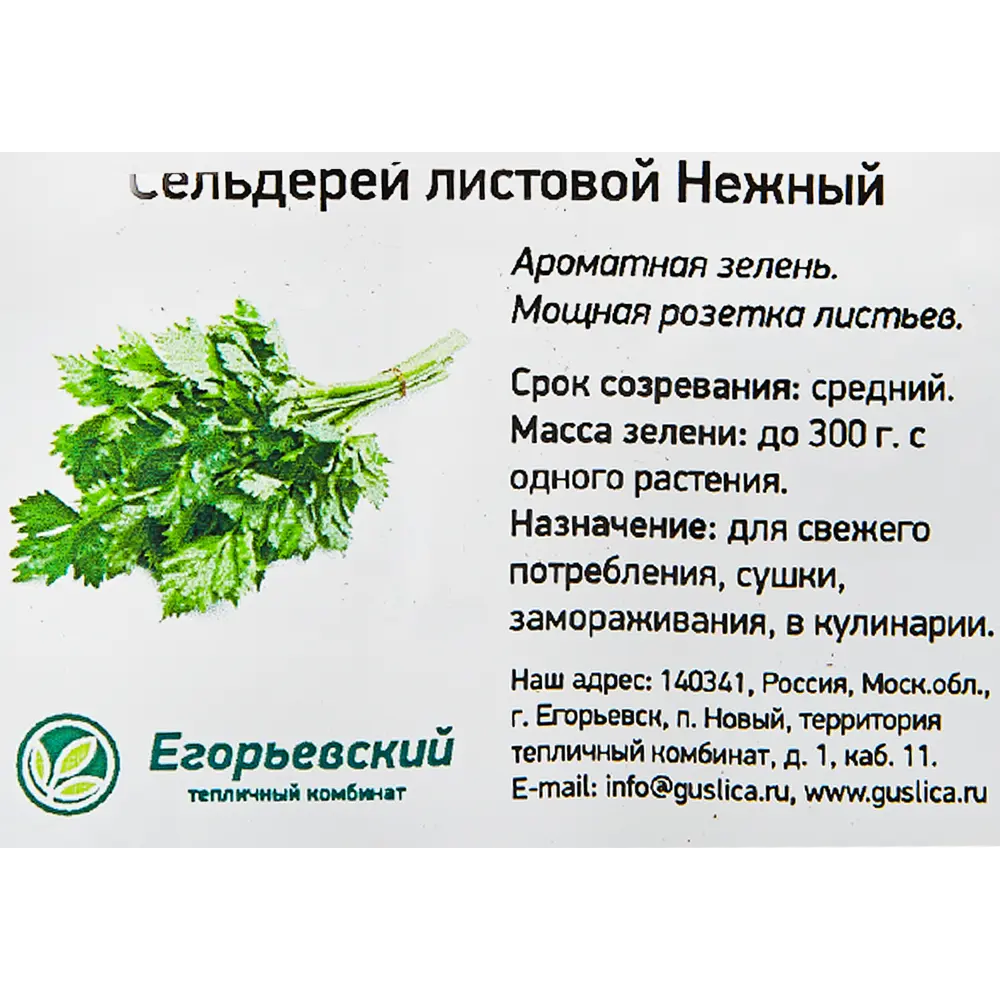 Сельдерей в кассете, 6 шт Santreyd STLM-2040712 - Вид №1