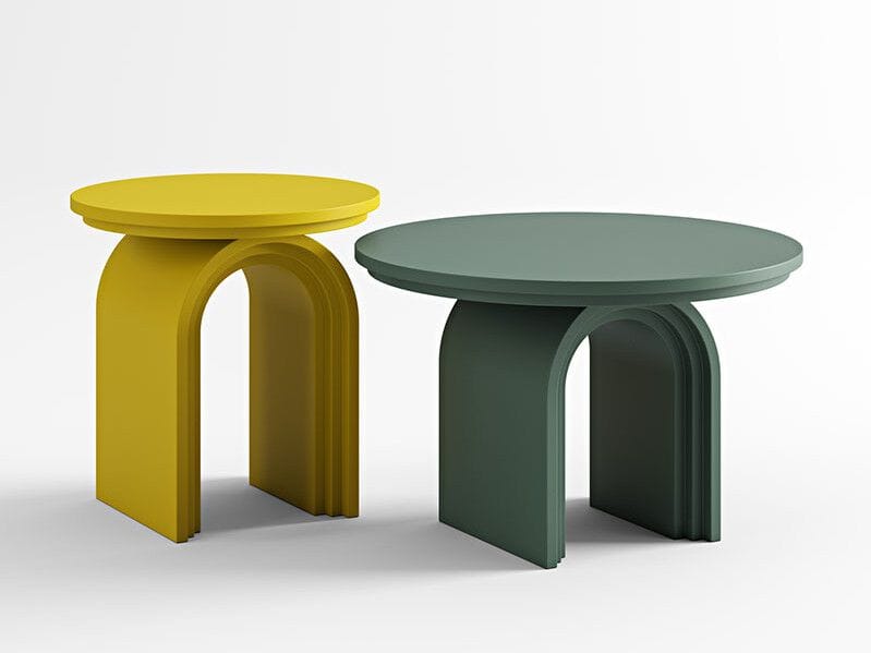 Деревянный круглый журнальный столик DIZA RAINBOW ARCH-00051822