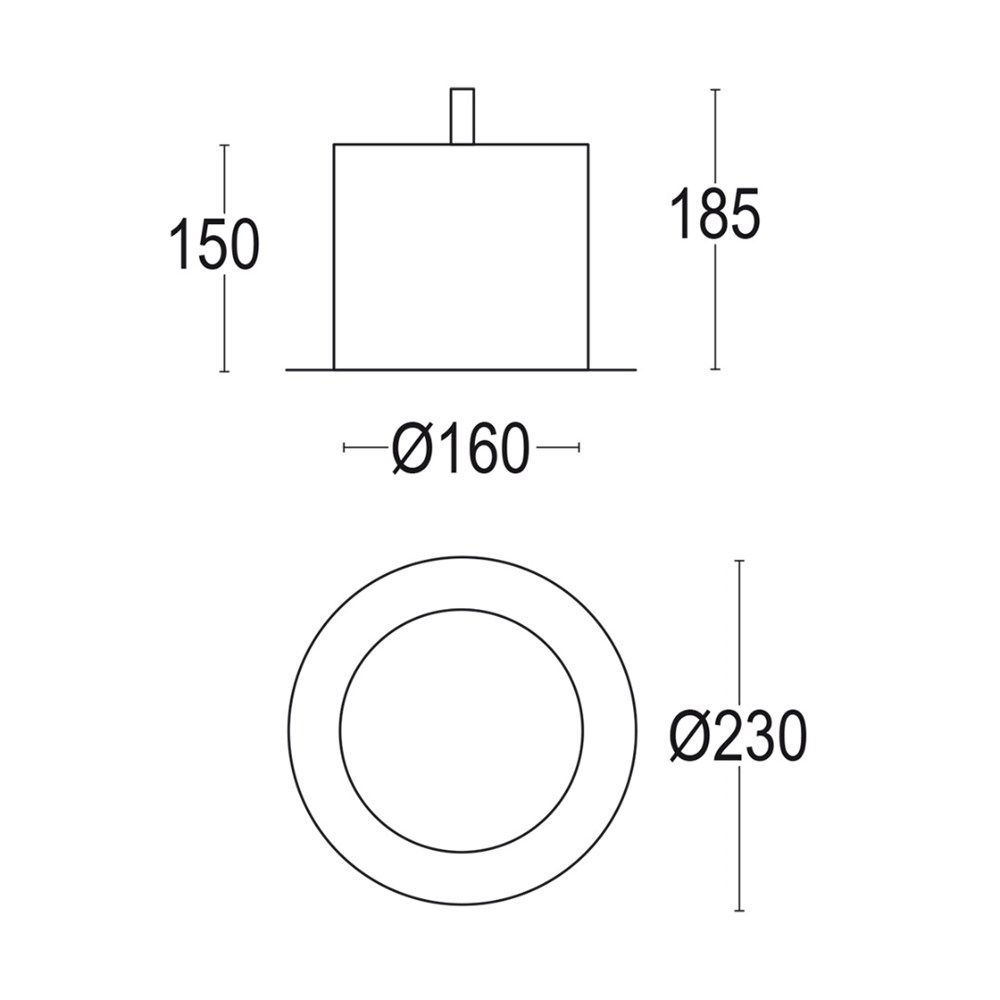 HIDE 2R RD Ghidini Hide RD .01 Белый (Матовый)  - Вид №3