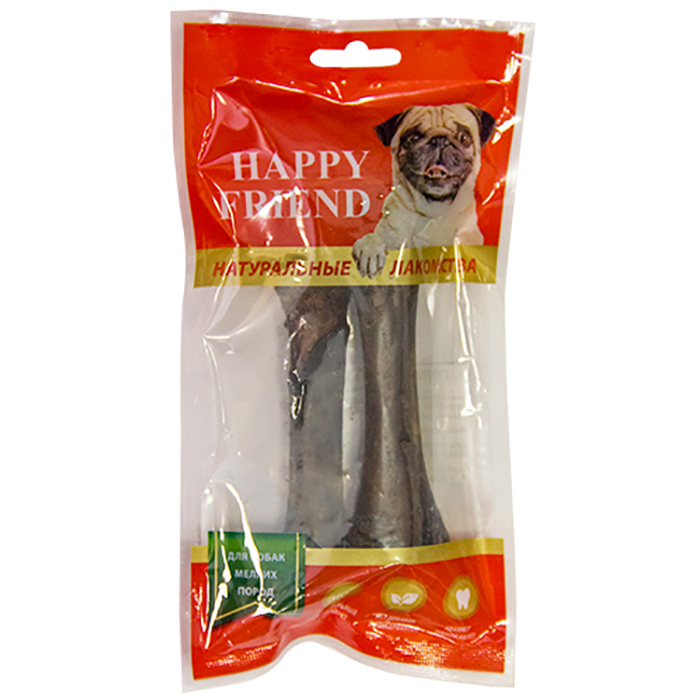 ПР0048360 Лакомство для собак Голени бараньи HAPPY FRIEND 