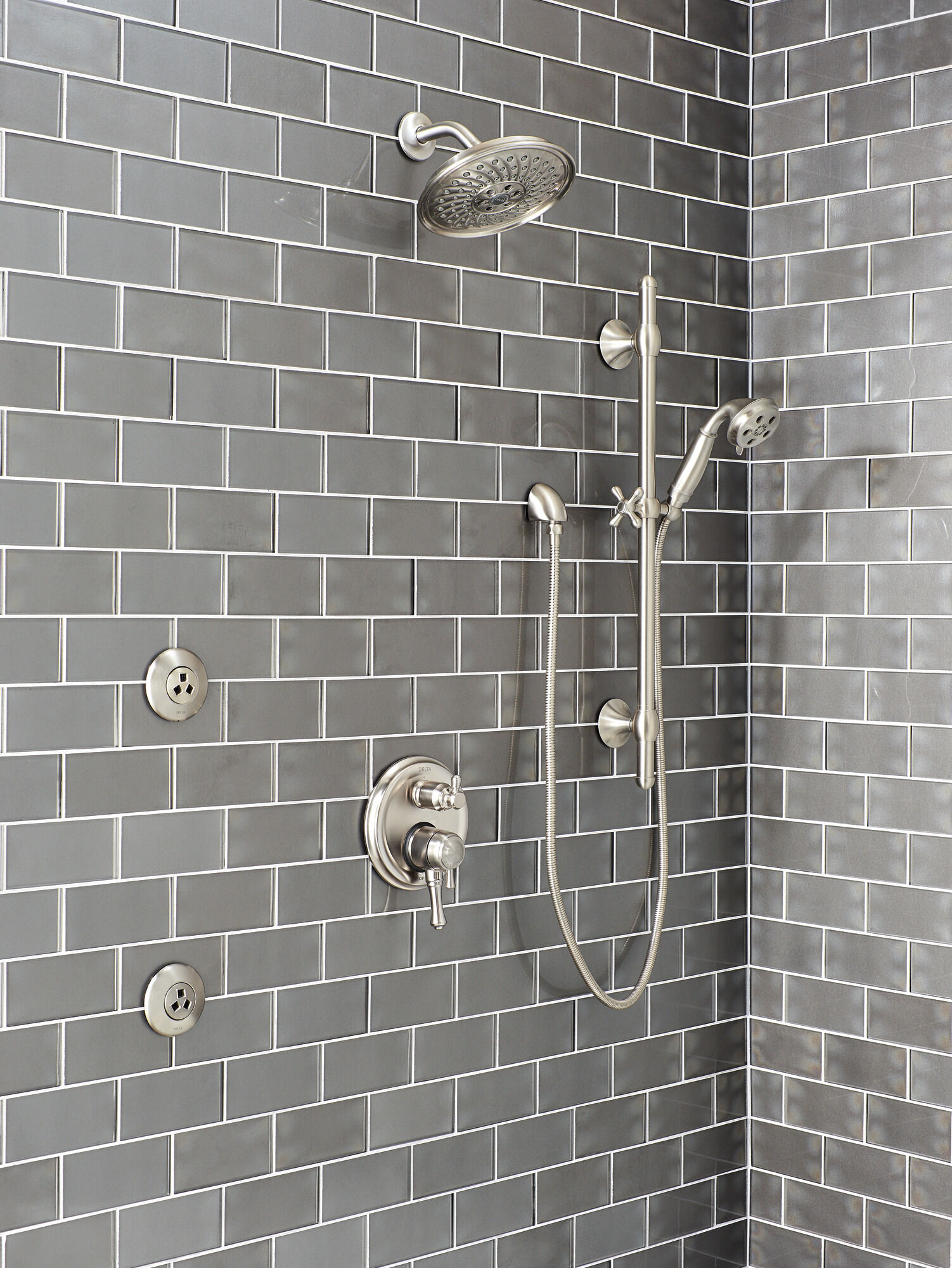 HydraChoice® Body Spray - H2Okinetic® Успокаивающая насадка-спрей Delta Faucet SH5003-SS - Вид №6