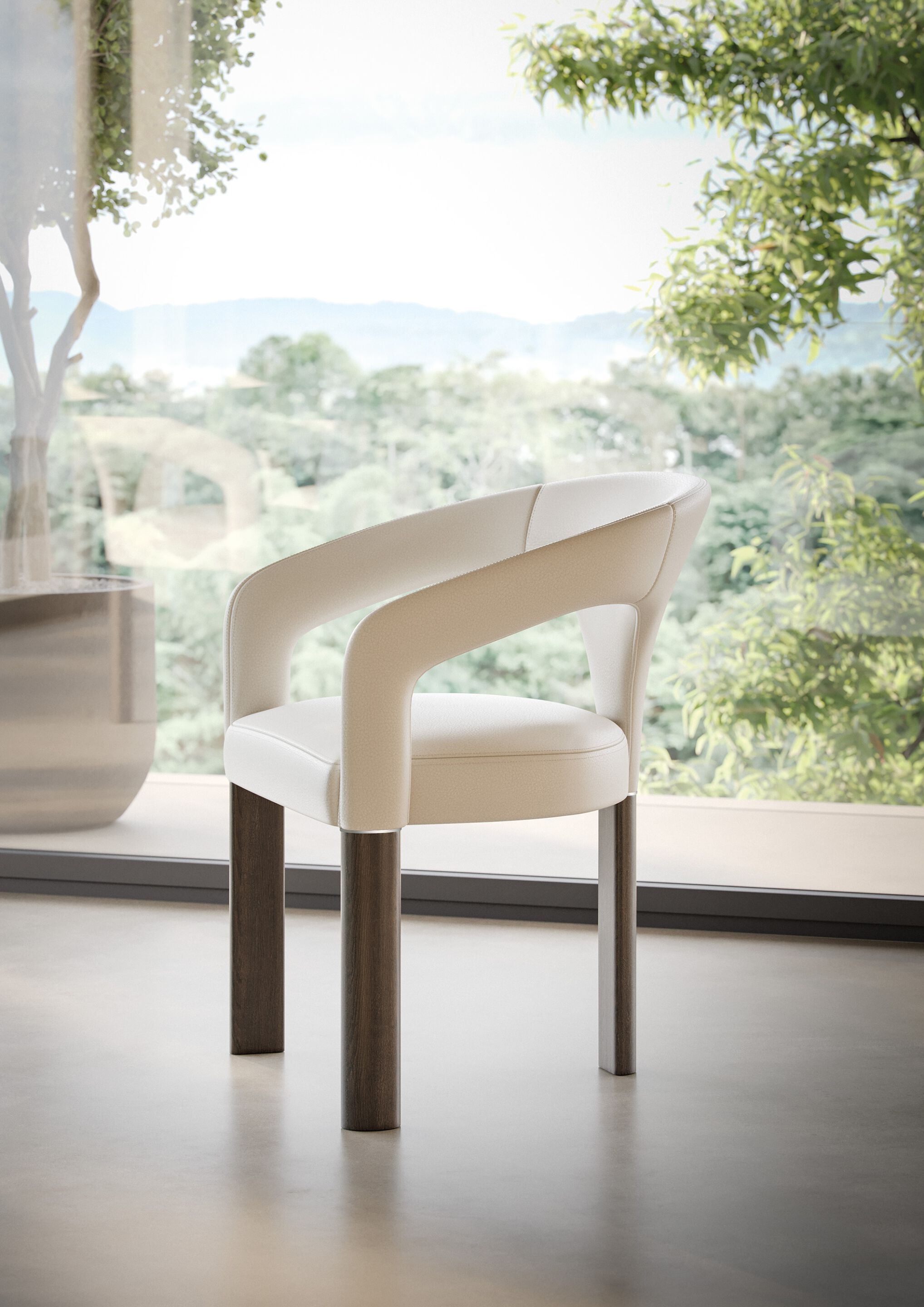 Мягкий тканевый стул с подлокотниками REFLEX хранилище ARCH-00047041