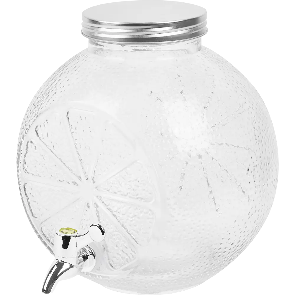 Лимонадник Апельсин v 5.2л ø19 h23.5 см стекло прозрачный Santreyd STLM-2045336