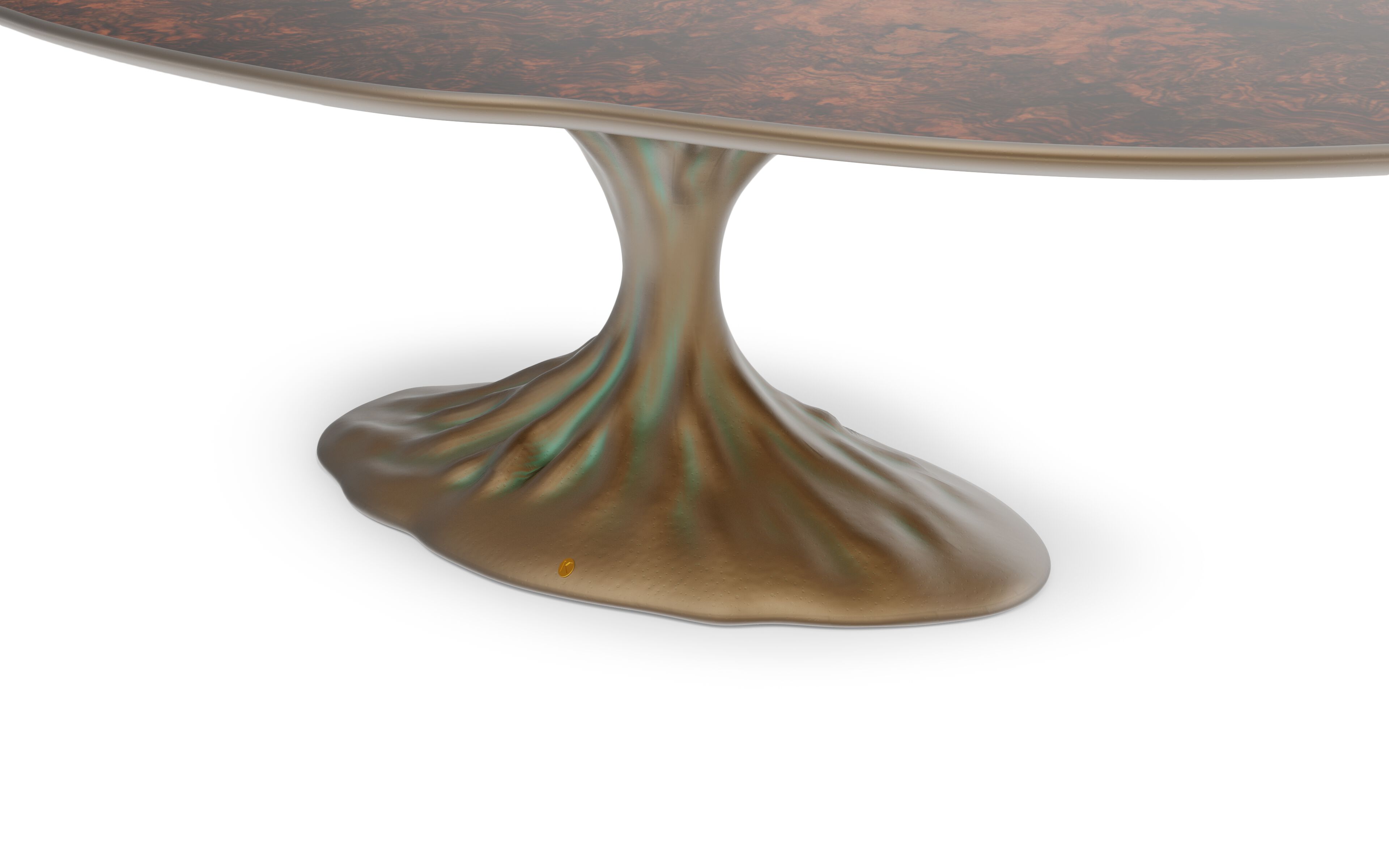 Обеденный стол из дерева и стекловолокна KARPA бонсай ARCH-00123044 - Вид №1