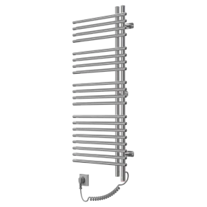 Полотенцесушитель электрический Арго Бригантина-Э 500x1000 мм 180 Вт с терморегулятором лесенка цвет хром