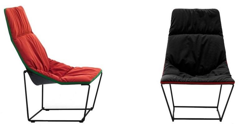 Viccarbe Дизайнерское кресло из стали Ace Acasoft - Вид №1