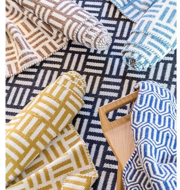 Gancedo Прямоугольный шерстяной коврик Dhurries sun-id-1396197 - Вид №2