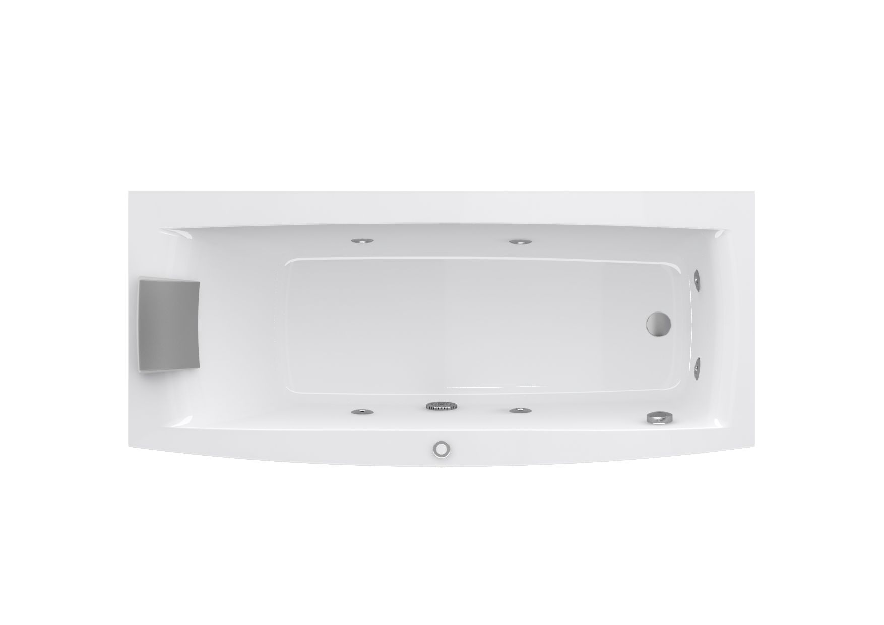 2-местная прямоугольная ванна с гидромассажем Jacuzzi® J-Quiet™ ARCH-00027118 - Вид №3