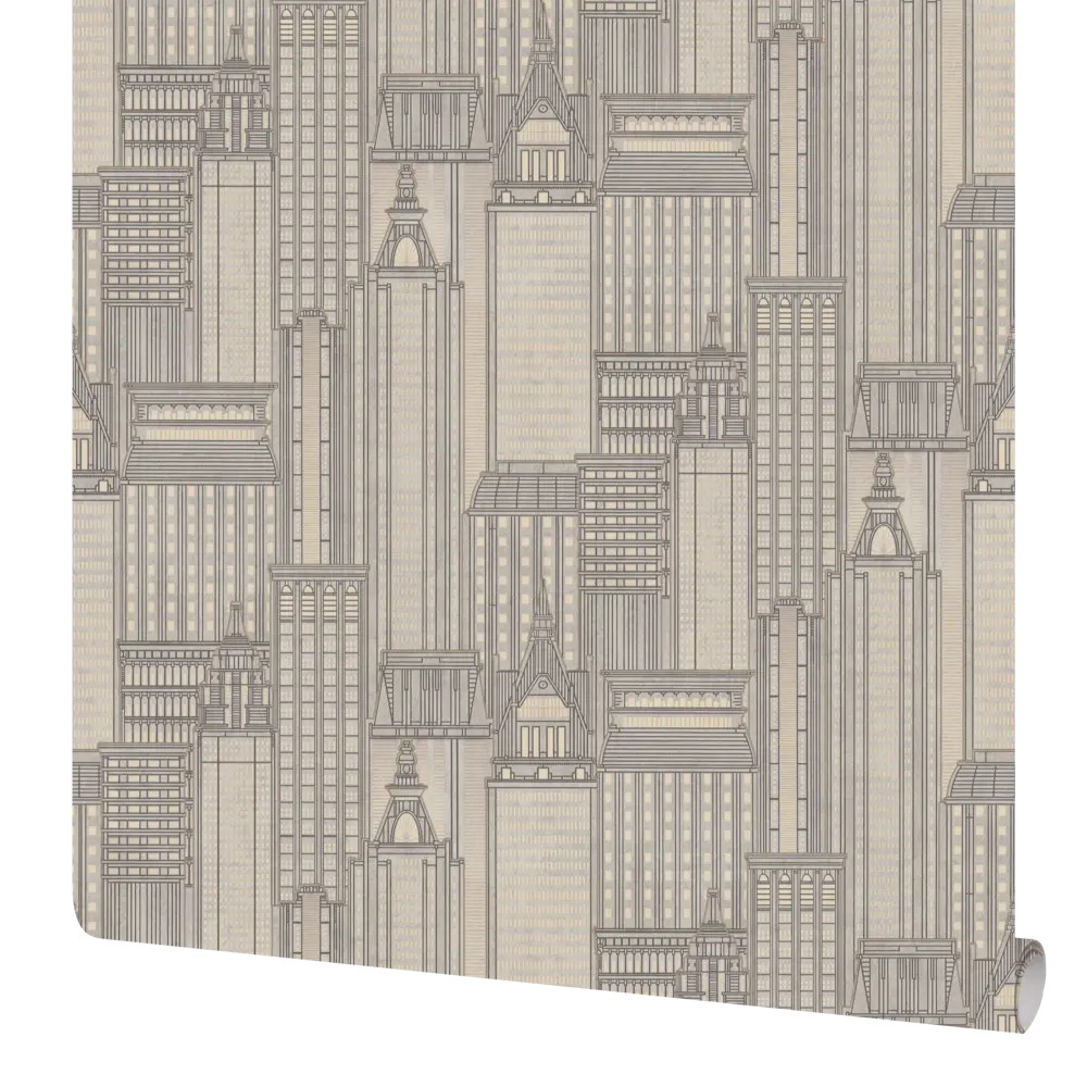 Обои флизелиновые Euro Decor Skyline серые 1.06 м 7117-24 89111918 STLM-2019272