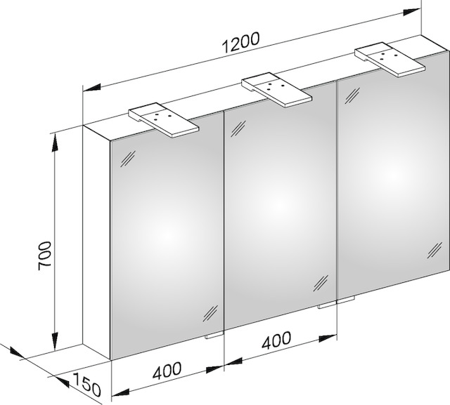 14405171301 Зеркальный шкаф KEUCO Royal 15 - Вид №3