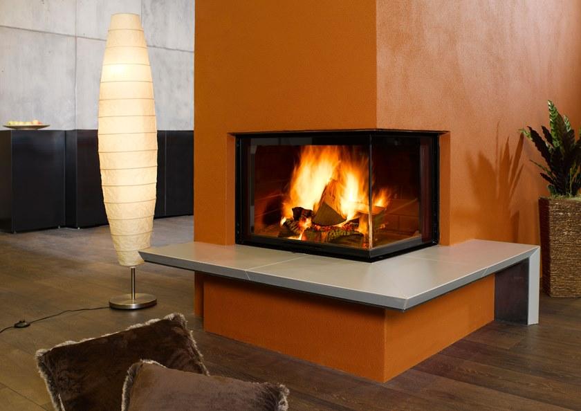 RÜEGG Угловой стальной дровяной камин с панорамным остеклением Classic line sun-id-1401982 - Вид №11