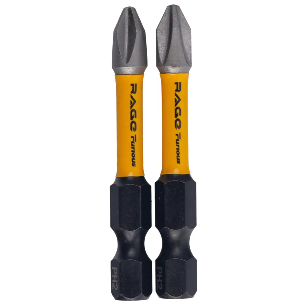 Ударная бита RAGE PH2 50 мм для профессионального монтажа (2 шт) 89361504 STLM-0840697