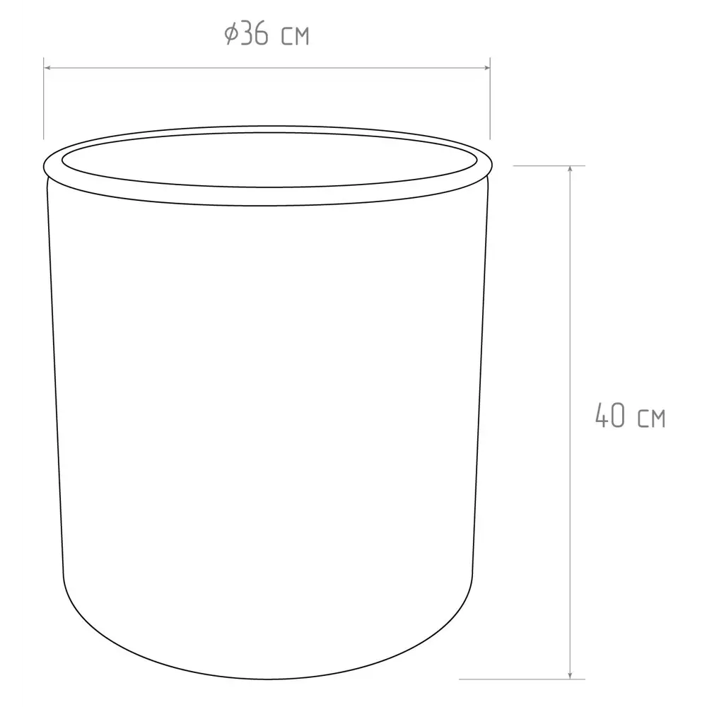 Пуф полиэстер Seasons Ольен голубой 36x36x40 см STLM-2209363 - Вид №4