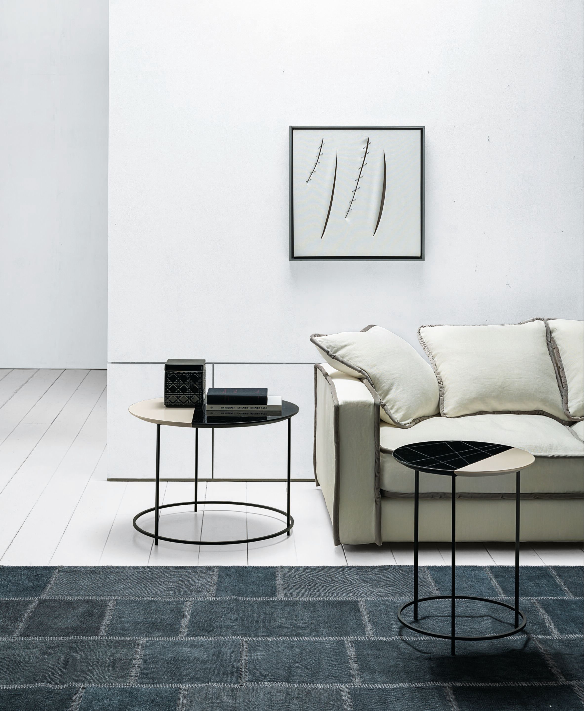 Журнальный столик с МДФ и барельефом и металлическим основанием Casamilano TWIST ARCH-00039395 - Вид №5