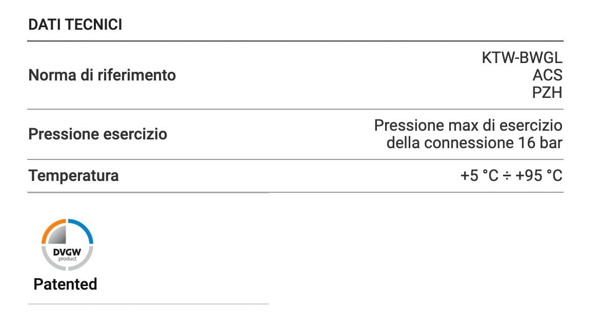 Tiemme серии 1650 многослойный трубный фитинг TECO FASTEC® ARCH-00070446 - Вид №4