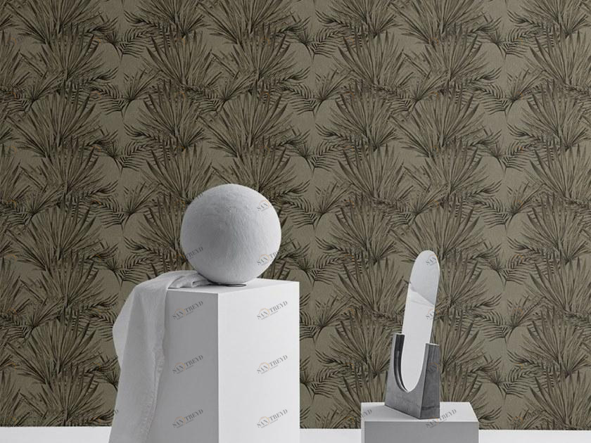 ARBLU Тропические обои с эффектом ткани  91trs01-5/91trw01-5 