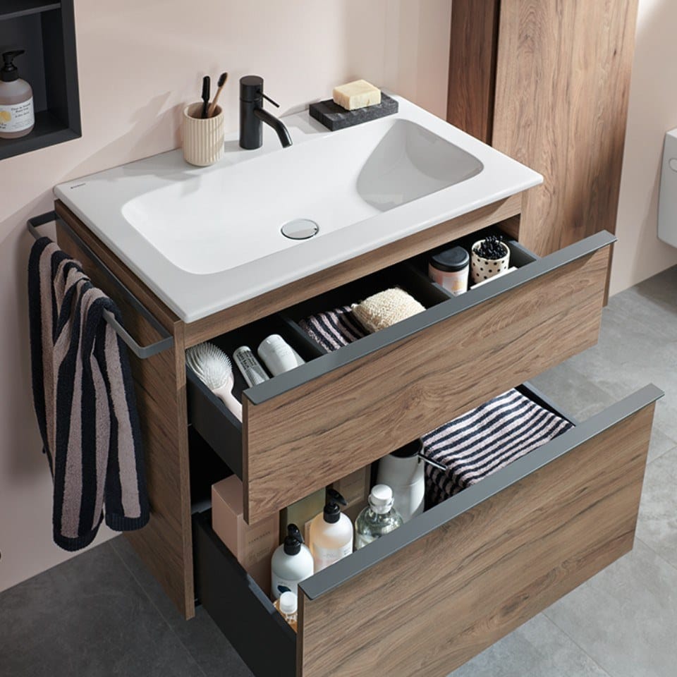 Подвесной умывальник с ящиками Geberit ICON ARCH-00003053 - Вид №3