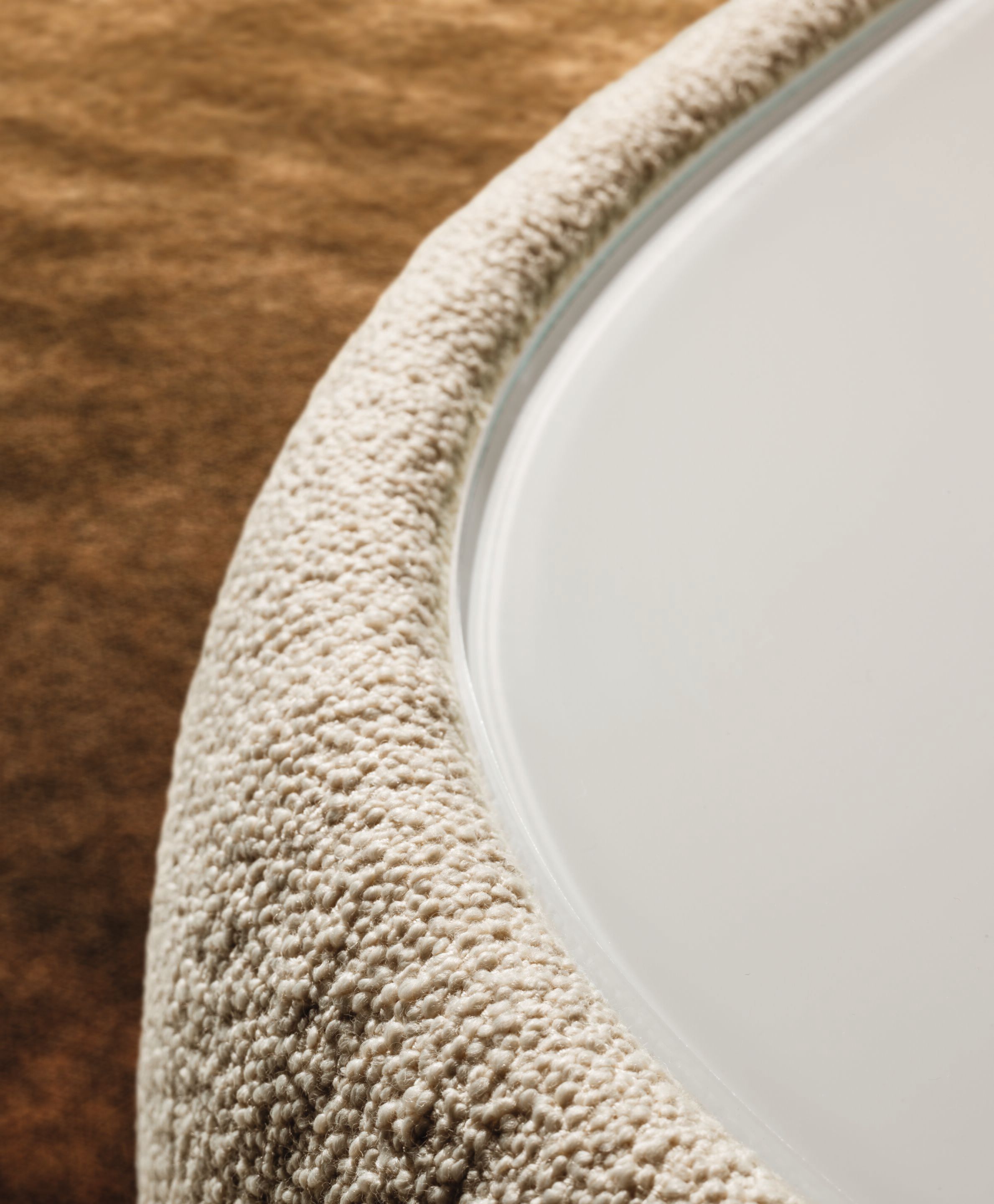 Журнальный столик из ткани и стекла Lago LONDY ARCH-00033728 - Вид №2