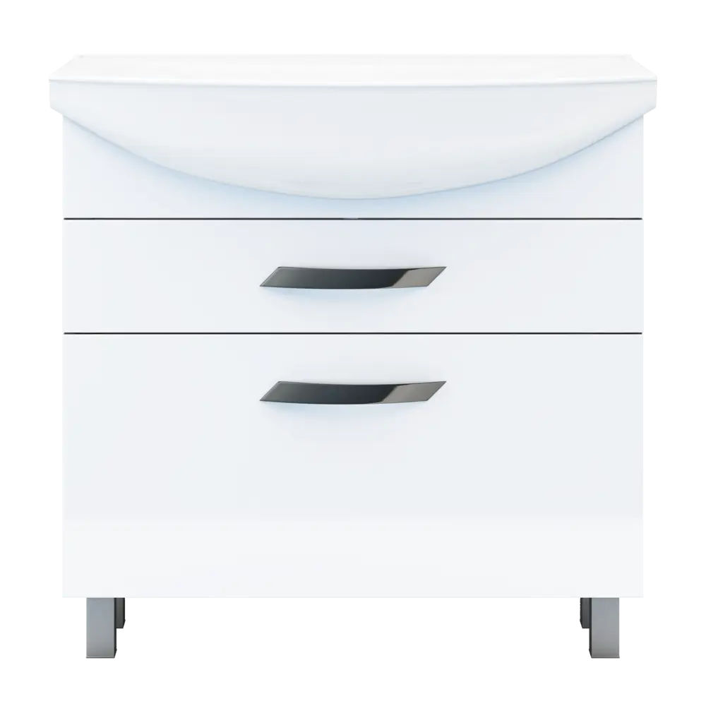 Тумба под раковину Vigo Moss 85 см, цвет белый STLM-2206355